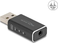 Delock DAC 24 BIT / 96 KHZ Usb gaming dac 24 bit / 96 khz high res audio kép