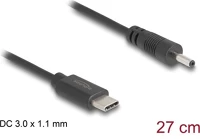 Delock DC 3,0 Usb type-c  tápkábel - dc 3,0 x 1,1 mm méretű apa 27 cm kép