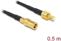 Delock DEL88732 Smb plug > smb jack rg-174 antenna kábel 0.5m kép