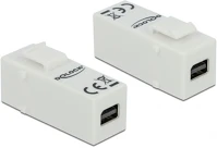 Delock DISPLAYPORT-CSATLAKOZÓHÜVELY keystone modul, mini  > mini kép
