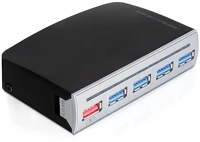 Delock DL61898 Usb 3.0 hub 4+1 portos kép