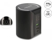 Delock ÉS 2 DB. A-TÍPUSÚ USB 58 W-TAL usb és vezeték nélküli töltő 1 db. usb type-c  pd kép