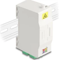 Delock ÉS 4 XLC optikai szál csatlakoztató doboz din sínhez csatlakozó tartállyal kép