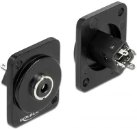 Delock F/M D-TYPE Jack 3,5mm -> 4db forrfül f/m d-type modul fekete kép