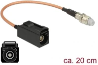 Delock GT; FME F/F Fakra a -> fme f/f antenna kábel 0.2m réz rg-316 kép