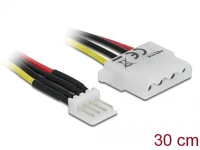 Delock GT; Floppy power -> molex power 4pin m/f tápkábel 0.3m kép