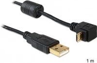 Delock GT; USB Cable usb-a male > usb micro-b male angled 90° up/down kép