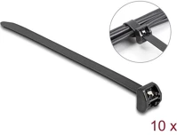 Delock HX 203 Kábel szorító fémkapoccsal hx 203 x sz 12,7 mm 10 db. fekete kép