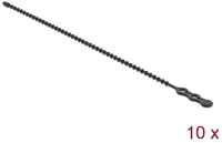 Delock HX 310 Újrahasználható kötöző hx 310 x sz 4,5 mm 10 db. fekete kép