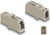 Delock OM1/OM2 BÉZS Optikai szál párosító lc simplex anya - lc simplex anya om1/om2 bézs kép