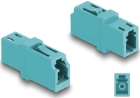 Delock OM3 AQUA Optikai szál párosító lc simplex anya - lc simplex anya om3 aqua kép