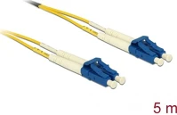 Delock OS2, 9/125ΜM, LS0H Lc duplex -> lc duplex m/m adatkábel 5m sárga os2, 9/125µm, ls0h kép