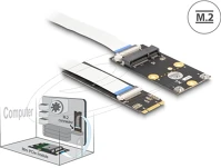 Delock PCIE-NYÍLÁS FÉL átalakító, m.2 aljzat b+m nyílással, csatlakozódugó - 1 x mini kép