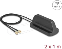 Delock RP-SMA-DUGÓ 2,4 - 4,0 DBI wifi 7 antenna 2 x kép