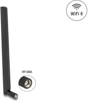 Delock RP-SMA-DUGÓ 3 - 6 DBI wifi 6 antenna kép