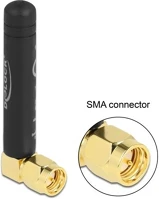 Delock SMA-DUGÓ 90° 1,6 DBI lpwan 868 mhz antenna kép