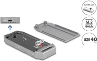 Delock SSD HÁZ USB 40 GBPS M.2 nvme ssd ház usb 40 gbps   szerszámmentes kép
