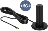 Delock TALPPAL ÉS 5g lte antenna sma-dugó 0 - 3 dbi irányítatlan, rögzített, mágneses  csatlakozókábe kép