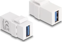 Delock USB 3.0 A-CSATLAKOZÓHÜVELY > USB 3.0 A-CSATLAKOZÓHÜVELY keystone modul kép