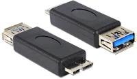 Delock USB 3.0-B Usb-a 3.0 -> usb-b 3.0 micro f/m adapter kép