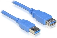 Delock USB 5GBPS Kábel usb 5gbps type-a male / female hosszabbító 2m kék kép