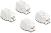 Delock UTP 4 DB.-OS Keystone modul, rj45-aljzat cat.6a utp 4 db.-os kép