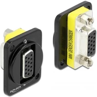 Delock VGA -&GT; VGA F/F D-TYPE Vga -> vga f/f d-type modul fekete kép