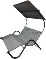 Delux HOP1000924-3 2 személyes  napozóágy 3 színben-szürke kép