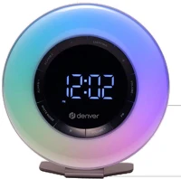 Denver CRL-342 fm rádiós ébresztőóra ébresztőfénnyel és természet hangokkal kép
