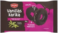 Detki ÉTBEVONÓVAL 150 G Keksz vaniliás karika teljesen mártott kakós étbevonóval 150 g kép