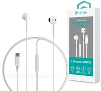 Devia ST108769 Kintone series a3 sztereó fülhallgató type-c - fehér kép