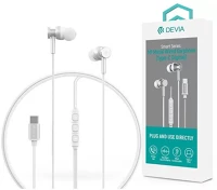 Devia ST108783 Smart series m1 metal in-ear type-c ezüst sztereó fülhallgató kép