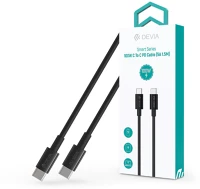 Devia ST111110 Smart series 1,5m 100w type-c/type-c fekete adat- és töltőkábel kép