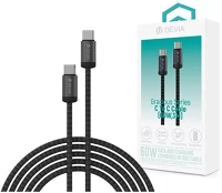 Devia ST124332 Gracious series 3m 60w pd type-c/type-c fekete adat és töltőkábel kép