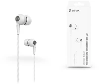 Devia ST310447 Kintone eco mikrofonos fehér fülhallgató kép