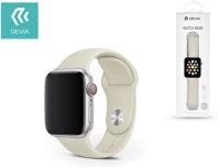 Devia ST324833 Apple watch lyukacsos sport szíj -  deluxe series sport band - 38/40 mm - stone kép