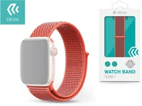 Devia ST325229 Apple watch lyukacsos sport szíj -  deluxe series sport3 band - 38/40 mm - nectarine kép