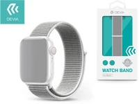 Devia ST326332 Apple watch lyukacsos sport szíj -  deluxe series sport3 band - 42/44 mm - seashell kép