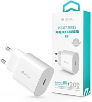 Devia PD3.0QUICK hálózati töltő adapter type-c bemenettel - 20w - devia rocket series kép