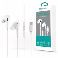 Devia ST359361 Smart series type-c fehér headset kép