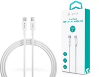 Devia ST379536 1,5m type-c fehér adat- és töltőkábel kép