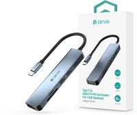 Devia ST384882 Leopard v2 type-c pd/3xusb 3.0/sd kártyaolvasó 5in1 hub kép