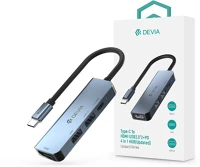Devia ST384899 Leopard v2 type-c pd/2xusb 3.0/hdmi 4in1 hub kép