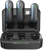 Devia ST387241 bluetooth mikrofon 2db (type-c, lavalier csíptethető, zajszűrő + kép