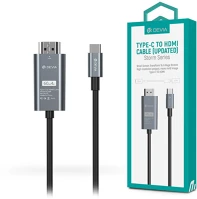 Devia ST399145 Storm v2 hdmi - usb type-c 2m kábel kép