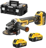 Dewalt DCG405P3-QW Sarokcsiszoló, 18v xr, kefe nélküli, 3x5ah kép