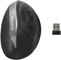 Dicota D31981 Relax wireless ergonomic mouse black kép