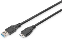 Digitus AK-300116-010-S Super speed 3.0 micro usb b - usb type a kábel 1m kép