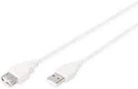 Digitus AK-300202-018-E High speed 2.0 usb hosszabbító kábel bézs 1,8m kép