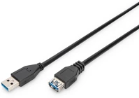 Digitus AK-300203-030-S Usb kábel 3 m usb 3.2 gen 1 (3.1 gen 1) usb a fekete kép